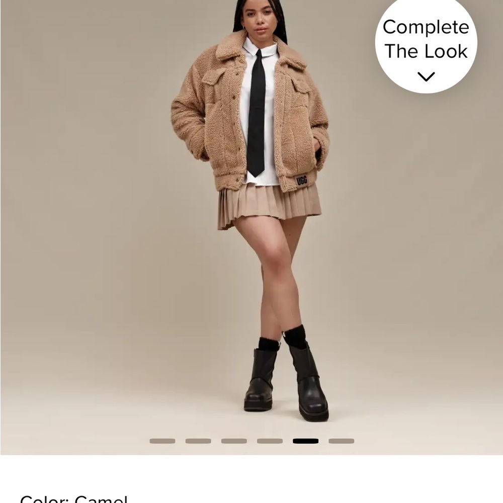 UGG Camel Teddy Jacket for Women